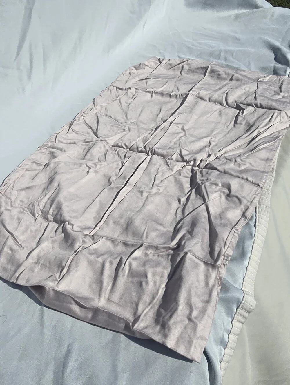 Quince SOFT BLUSH Bamboo Twin Fitted Sheet Set 1 Standard Pillow Case